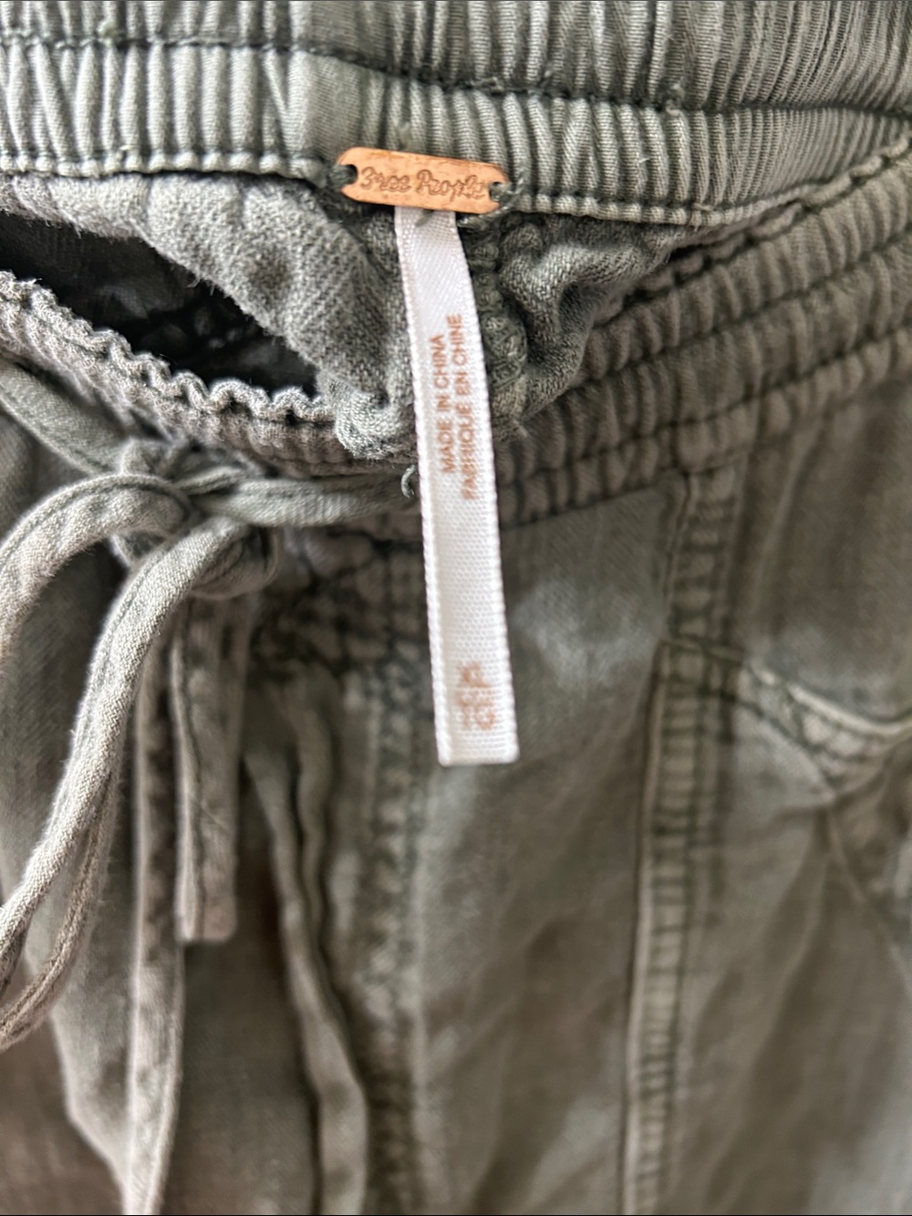 Free People Feelin Good Utility Pants Size Xl - Picture 4 of 10